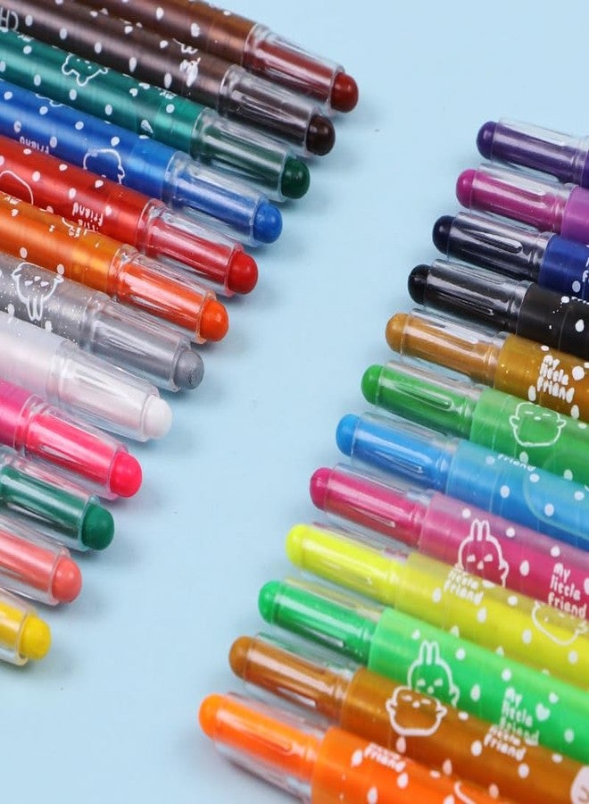 SAMVARDHAN Coloring Kit Twistable Shades Rolling-Crayon Set Coloring Kit For Kids Crayons Pen For Drawing/School Kids/Boys/Girls/Birthday Gifts, Ink Multicolor (36) - Image 5